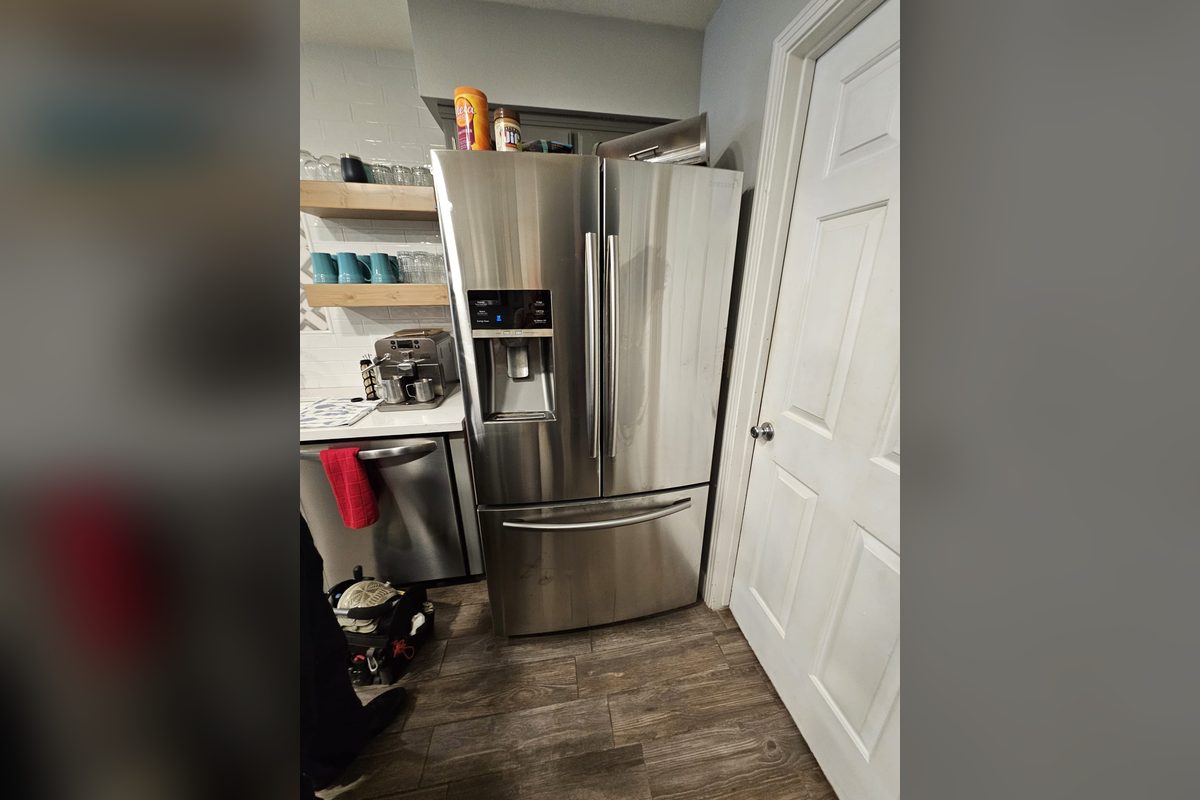 Samsung French-door refrigerator at a repair call by Appliance Repair Indio, CA